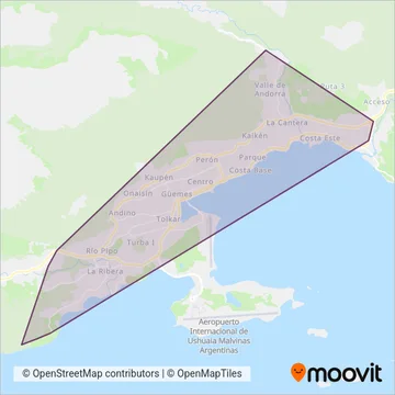 Ushuaia Integral SE coverage area map