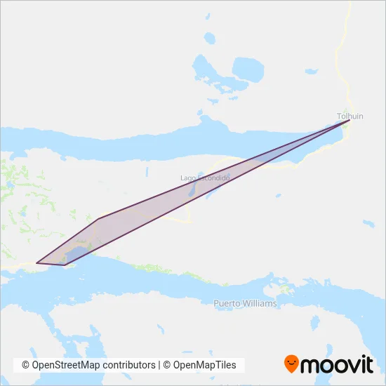 Líder Transportes coverage area map