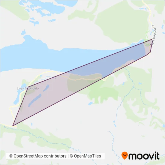 Transfer Ushuaia coverage area map