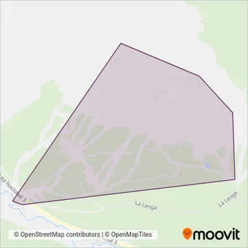 Cerro Castor coverage area map