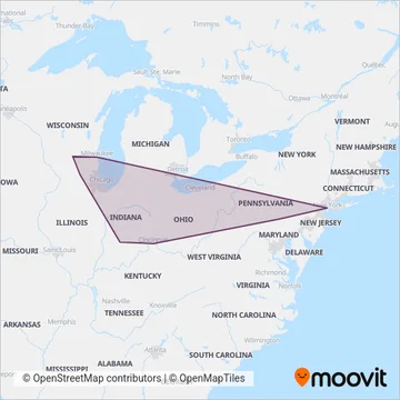 FlixBus-us coverage area map