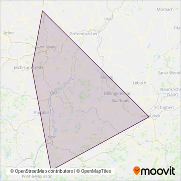 SNCL coverage area map