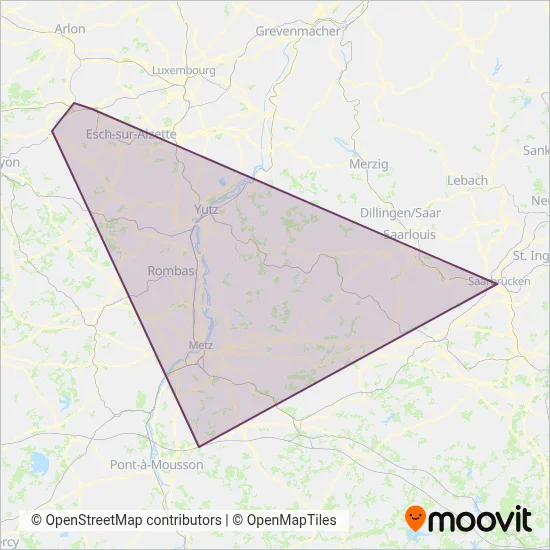 SNCL coverage area map