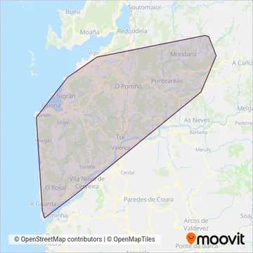 Lugove coverage area map