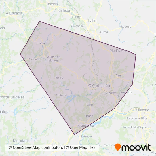 Empresa Montañesa coverage area map