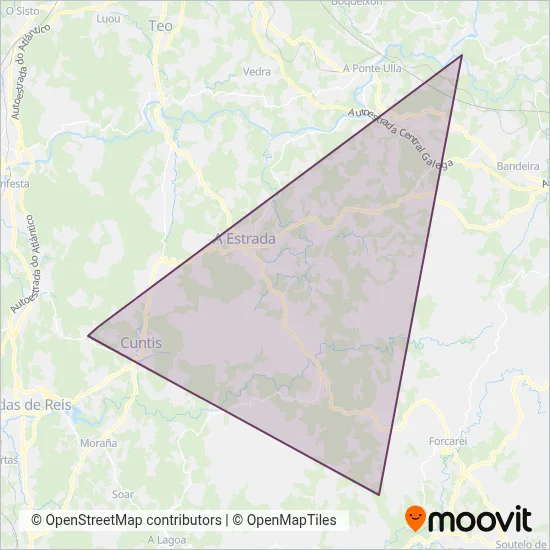 UTE XG860 coverage area map