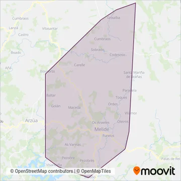 Autos Puntero coverage area map
