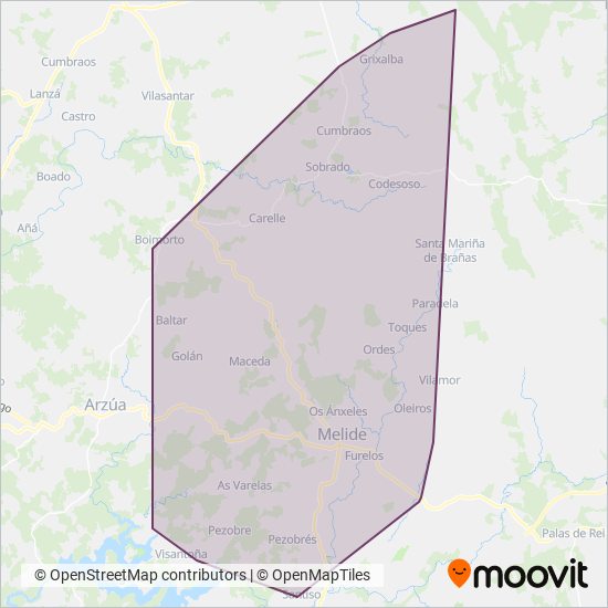 Cobertura del mapa de Autos Puntero