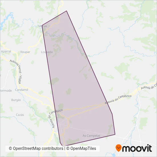 Autos Llano coverage area map