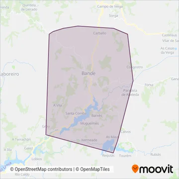 UTE CADOS coverage area map