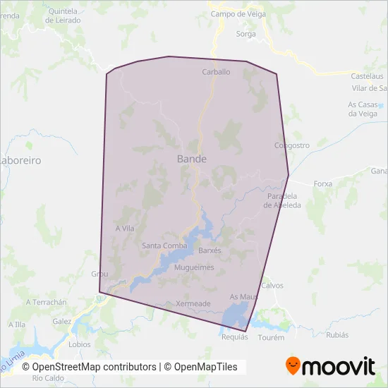 UTE CADOS coverage area map