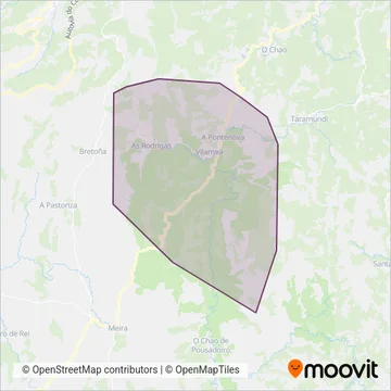 Cobertura del mapa de UTE Rodil