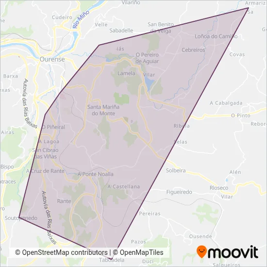 UTE XG691 coverage area map