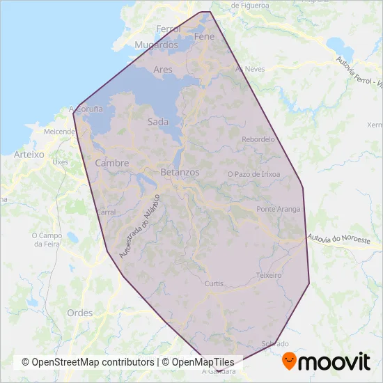 Empresa Gilsanz S.A coverage area map
