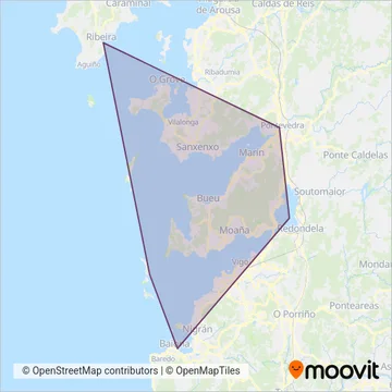 Mar de Ons coverage area map