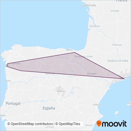 Monbus coverage area map
