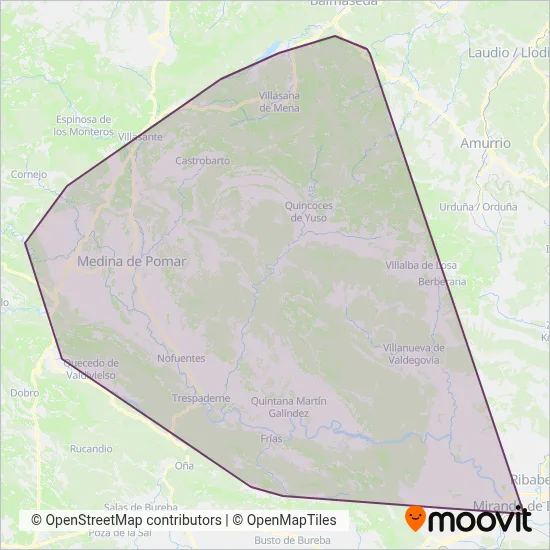 Barredo coverage area map