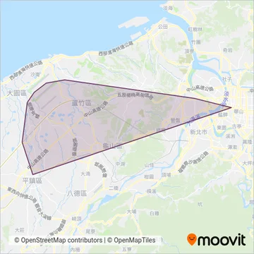 Taoyuan Metro coverage area map