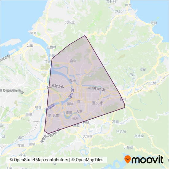 Danan Bus Co., Ltd. coverage area map
