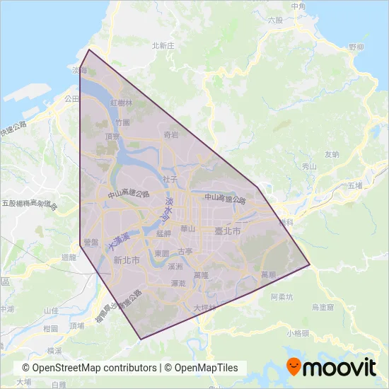 Zhinan Bus Co., Ltd. coverage area map