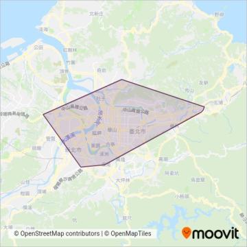 中興巴士 coverage area map