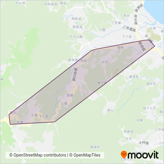 Royal Bus Co., Ltd. coverage area map