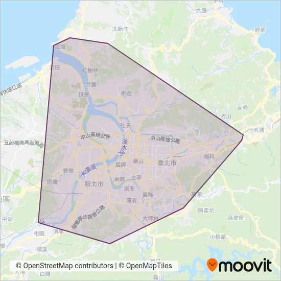 Zhinan Bus Co., Ltd. coverage area map