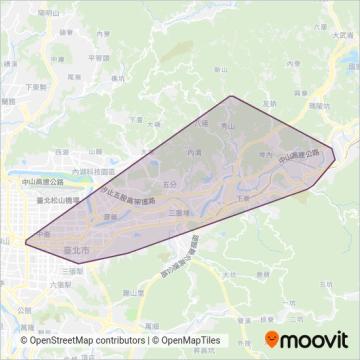 新北客運 coverage area map