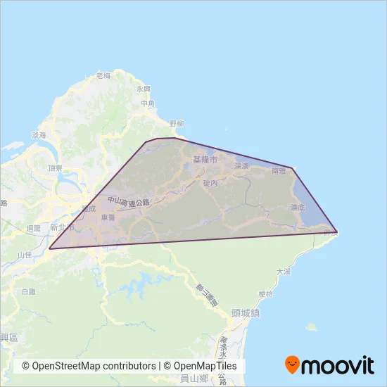 基隆客運 coverage area map