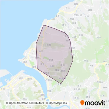淡水區公所 coverage area map