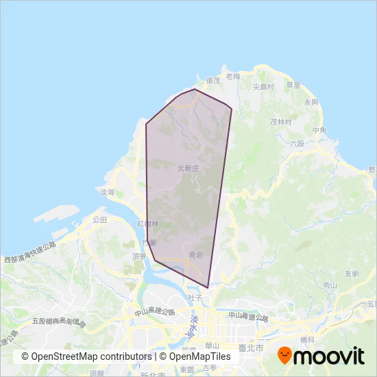 Sanzhi District Office coverage area map