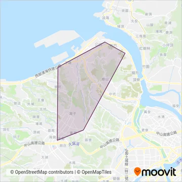 八里區公所 coverage area map