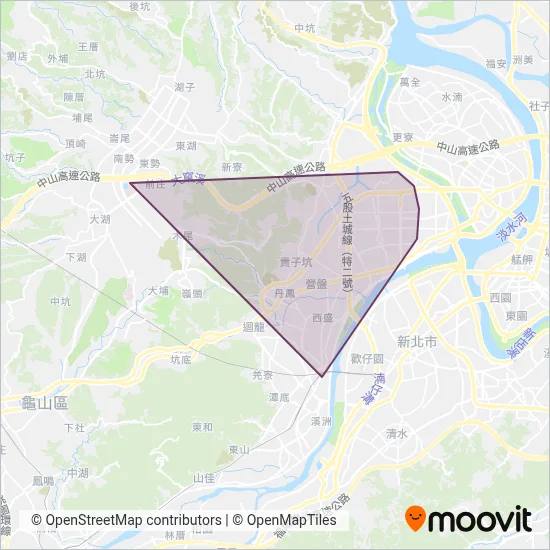 Xinzhuang District Office coverage area map