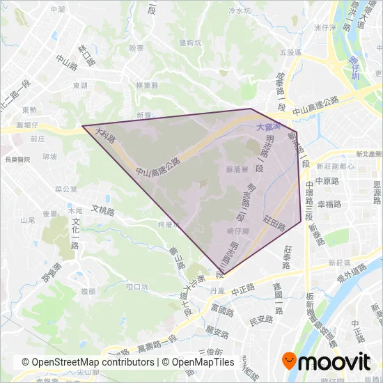 Taishan District Office coverage area map