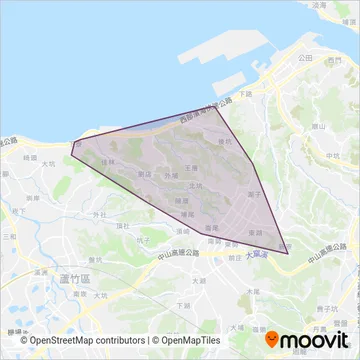 林口區公所 coverage area map