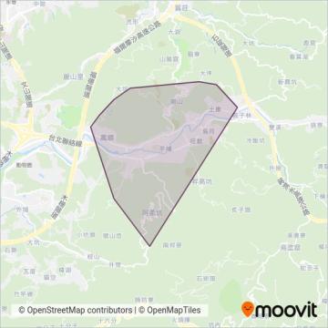 深坑區公所 coverage area map