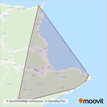 貢寮區公所 coverage area map