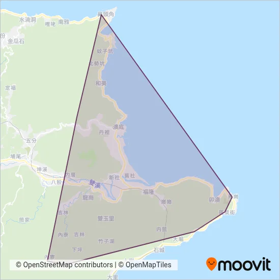 Gongliao District Office coverage area map