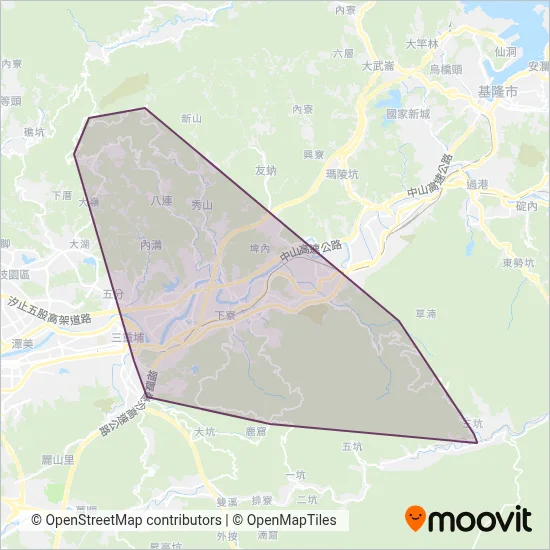 Xizhi District Office coverage area map