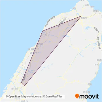 新竹客運 coverage area map