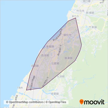 苗栗客運 coverage area map