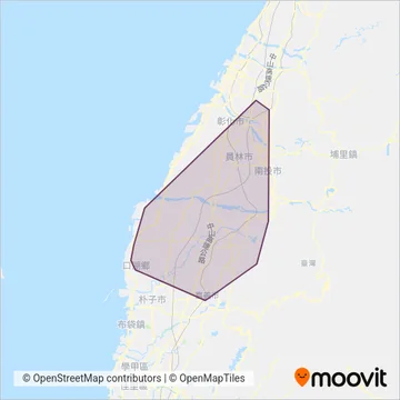 臺西客運 coverage area map