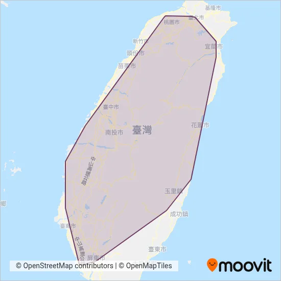 Ubus coverage area map