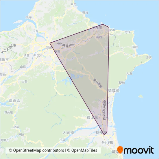 Capital Bus coverage area map