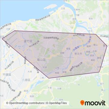 大有巴士 CitiAir Bus coverage area map