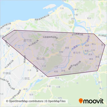 大有巴士 CitiAir Bus coverage area map