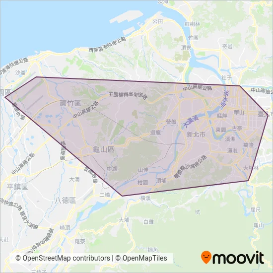 CitiAir Bus coverage area map