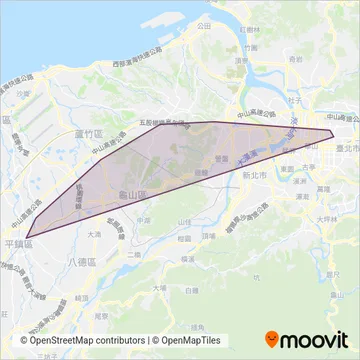 汎航通運 coverage area map