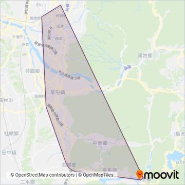 總達客運 coverage area map