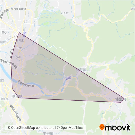 ChuanHang Bus coverage area map